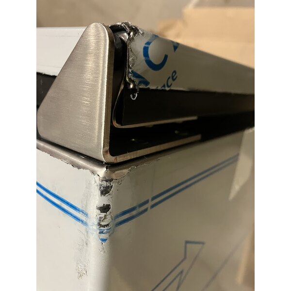 Scratch and Dent Perlick HC24FS-BS-STK 24" Black Single Door Undercounter Glass Chiller