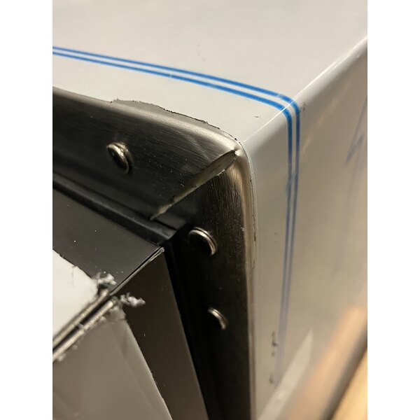 Scratch and Dent Perlick HC24FS-BS-STK 24" Black Single Door Undercounter Glass Chiller