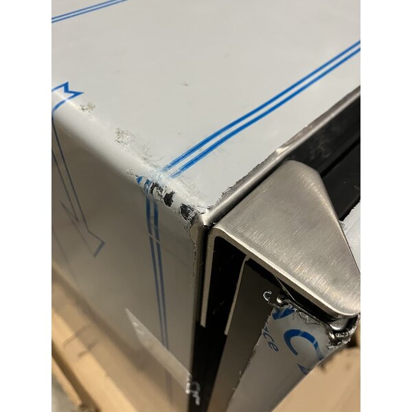 Scratch and Dent Perlick HC24FS-BS-STK 24" Black Single Door Undercounter Glass Chiller