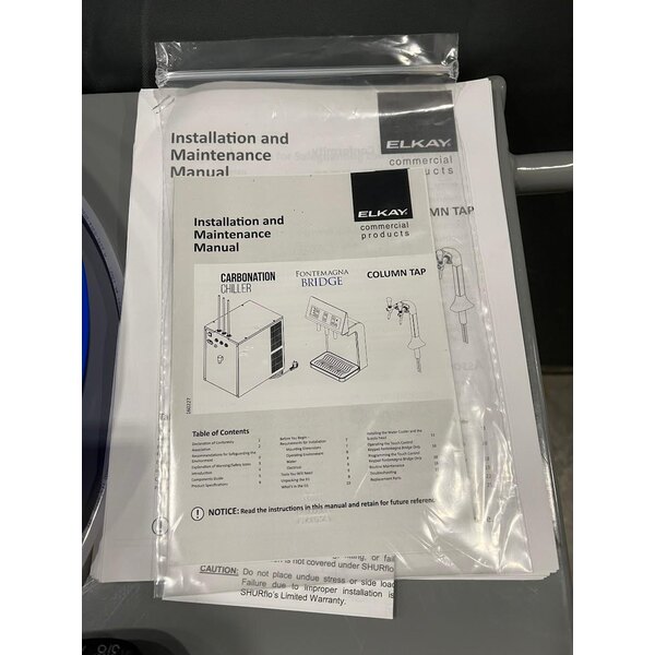 Scratch and Dent Zurn Elkay DSFBF180K 20 GPH Filtered Carbonation Chiller for Zurn Elkay Tap Systems - 115V