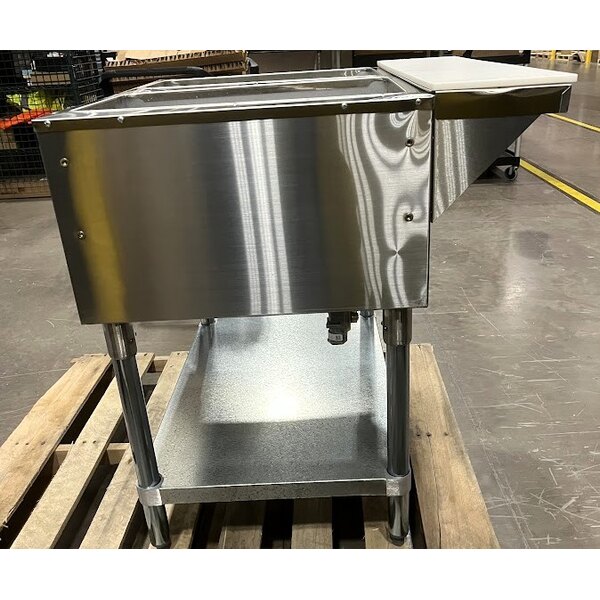 Scratch and Dent Advance Tabco HF-2G Liquid Propane Two Pan Powered Hot Food Table - Open Well