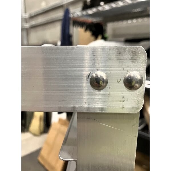 Scratch and Dent Metro RF13N 36 Pan End Load Aluminum Roll-In Refrigerator Rack