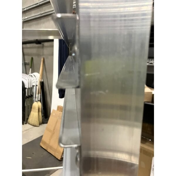 Scratch and Dent Metro RF13N 36 Pan End Load Aluminum Roll-In Refrigerator Rack