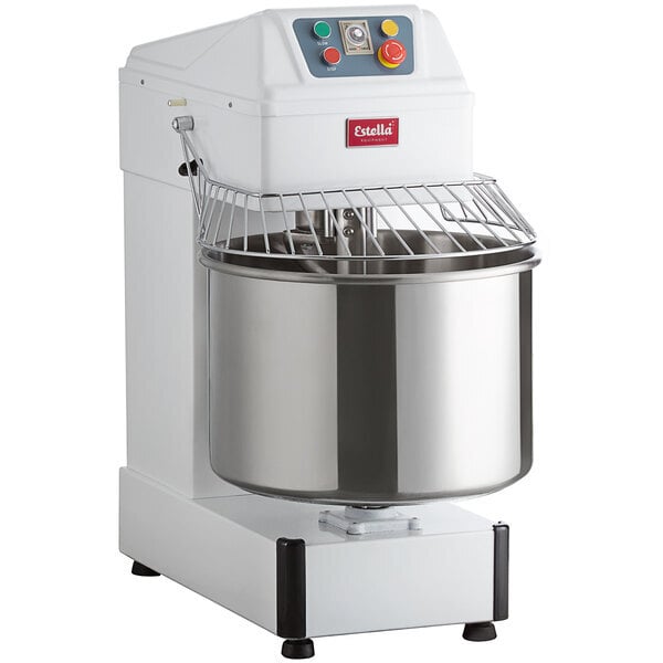 Scratch and Dent Estella SM60 60 Qt. / 88 lb. Two-Speed Spiral Dough Mixer - 220V, 4 HP