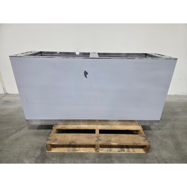 Scratch and Dent Regency 18" x 60" 18 Gauge Type 304 Stainless Steel Dish Cabinet with Adjustable Midshelf