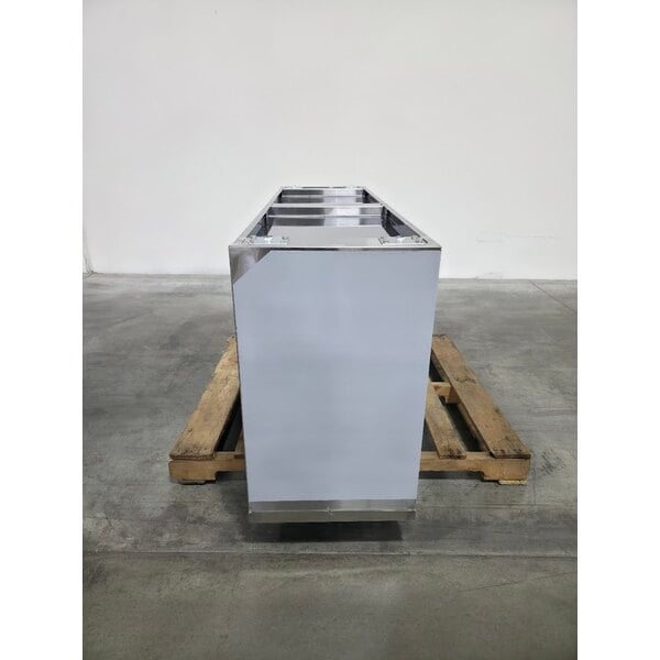 Scratch and Dent Regency 18" x 60" 18 Gauge Type 304 Stainless Steel Dish Cabinet with Adjustable Midshelf