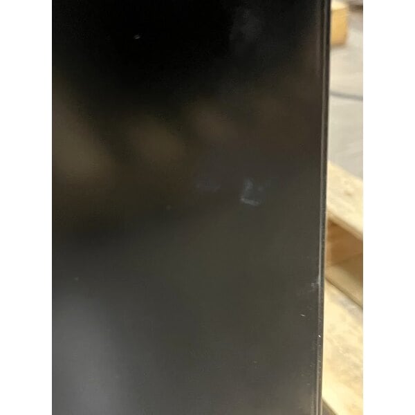 Scratch and Dent Beverage-Air MT23-1B-18 29 1/2" Marketeer Series Black Refrigerated Glass Door Merchandiser with Left Hinged Door and LED Lighting