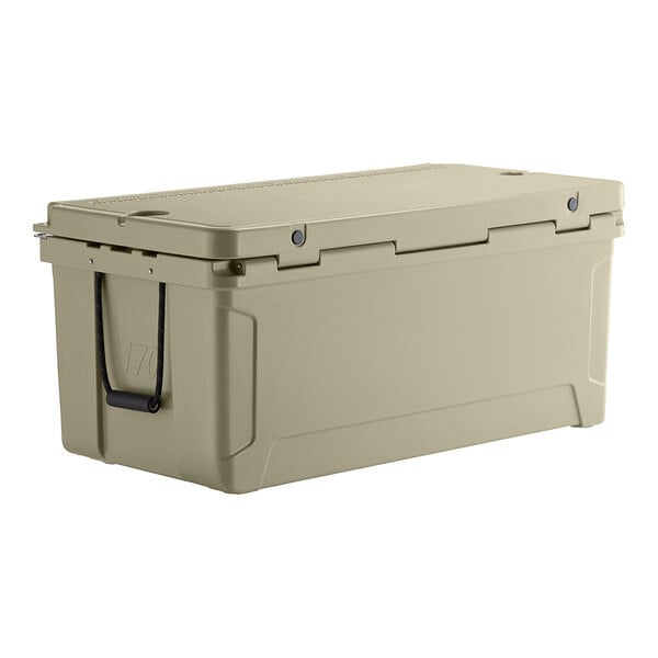 Scratch and Dent CaterGator CG170TAN Tan 170 Qt. Rotomolded Outdoor Cooler / Ice Chest