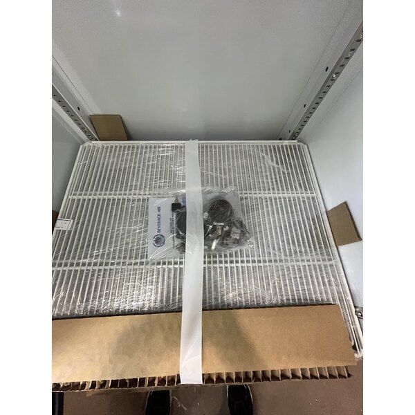 Scratch and Dent Beverage-Air MT23-1B-18 29 1/2" Marketeer Series Black Refrigerated Glass Door Merchandiser with Left Hinged Door and LED Lighting