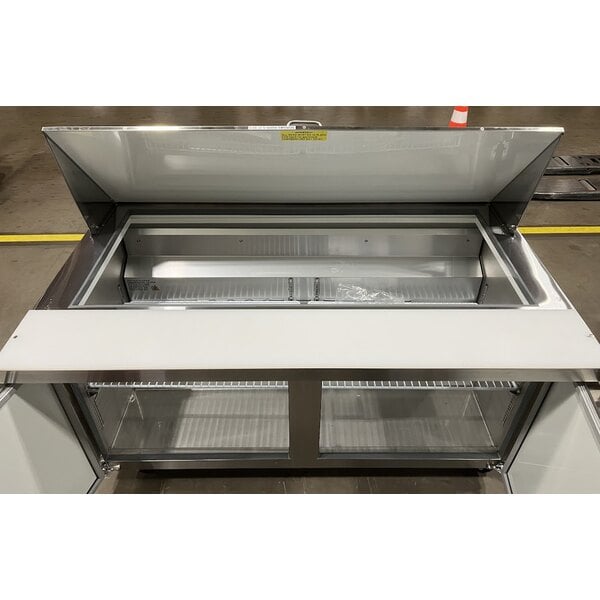 Scratch and Dent MainStreet Equipment 60" Mega Top 2 Door Refrigerated Sandwich Prep Table