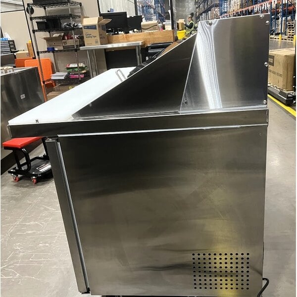 Scratch and Dent MainStreet Equipment 60" Mega Top 2 Door Refrigerated Sandwich Prep Table