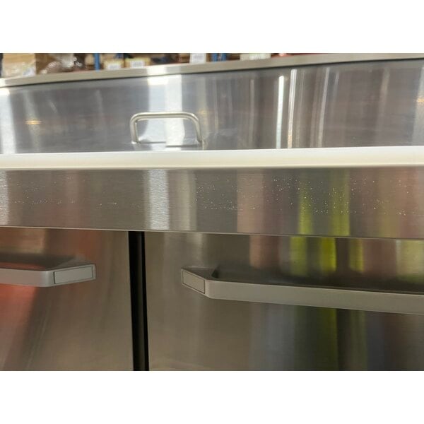 Scratch and Dent MainStreet Equipment 60" Mega Top 2 Door Refrigerated Sandwich Prep Table