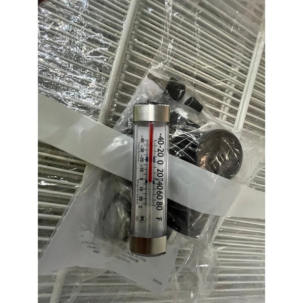 Scratch and Dent Beverage-Air MT23-1B-18 29 1/2" Marketeer Series Black Refrigerated Glass Door Merchandiser with Left Hinged Door and LED Lighting