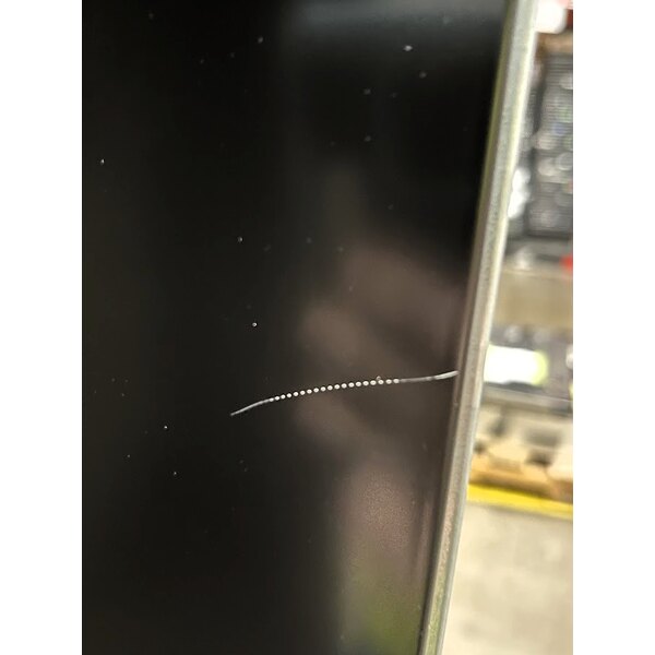 Scratch and Dent Beverage-Air MT23-1B-18 29 1/2" Marketeer Series Black Refrigerated Glass Door Merchandiser with Left Hinged Door and LED Lighting