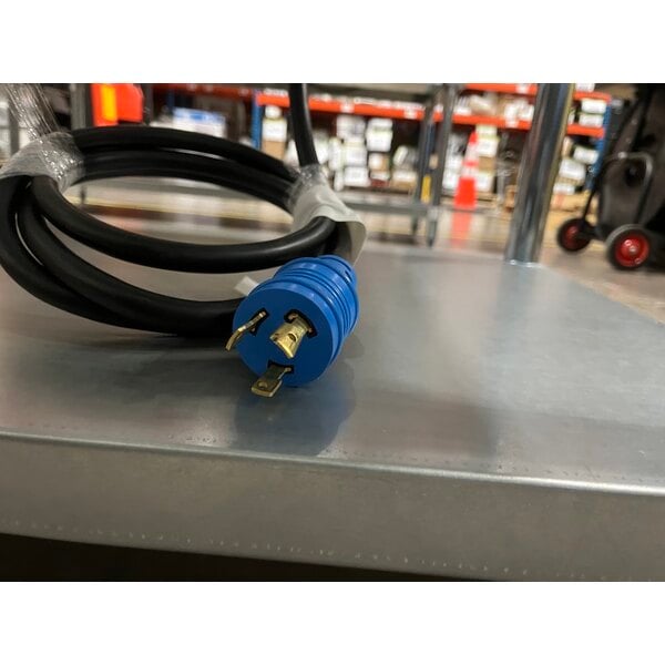 Scratch and Dent Advance Tabco SW-4E-240 Four Pan Electric Hot Food Table with Undershelf - Sealed Well, 208/240V