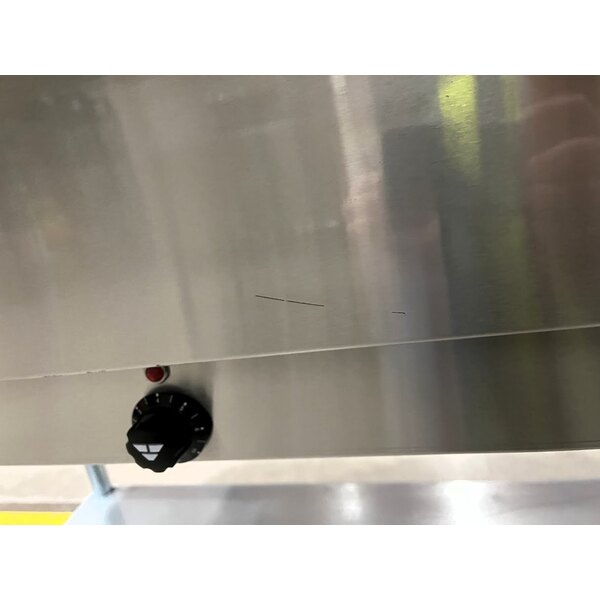 Scratch and Dent Advance Tabco HF-4E-120 Four Pan Electric Steam Table with Undershelf - Open Well, 120V