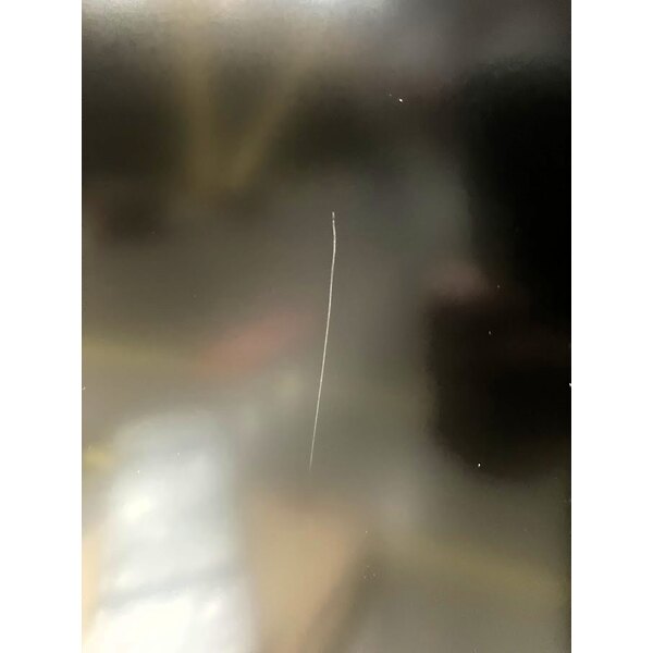 Scratch and Dent Beverage-Air MT23-1B-18 29 1/2" Marketeer Series Black Refrigerated Glass Door Merchandiser with Left Hinged Door and LED Lighting