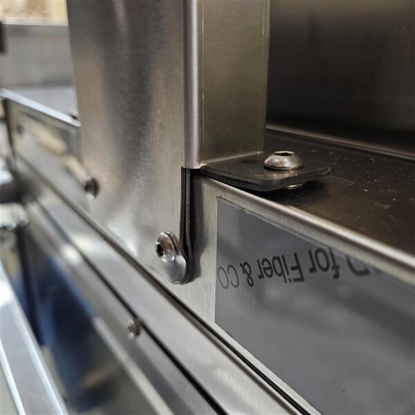 Scratch and Dent Cadco MobileServ 74 1/2" x 30" Mobile Grab and Go Food Cart with 3 Wells CBC-GG-B3