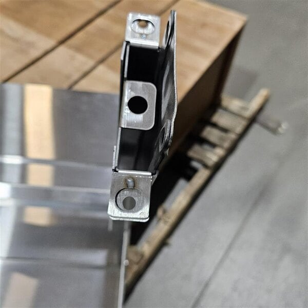 Scratch and Dent Cadco MobileServ 74 1/2" x 30" Mobile Grab and Go Food Cart with 3 Wells CBC-GG-B3