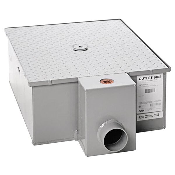 Scratch and Dent Zurn Elkay GT2701-20-3NH 40 lb. 20 GPM Low-Profile Grease Trap with 3" No-Hub Connections