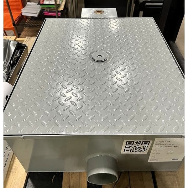 Scratch and Dent Zurn Elkay GT2701-20-3NH 40 lb. 20 GPM Low-Profile Grease Trap with 3" No-Hub Connections