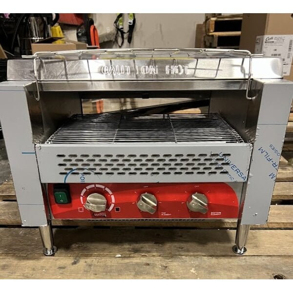 Scratch and Dent Avantco T3600B Commercial 14 1/2" Wide Conveyor Toaster with 3" Opening - 208V, 3600W, 1200 Slices per Hour