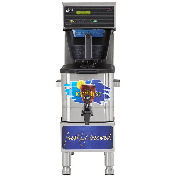 Scratch and Dent Curtis TBP 3 Gallon Low Profile Universal Tea Brewer with Dispenser - 120V