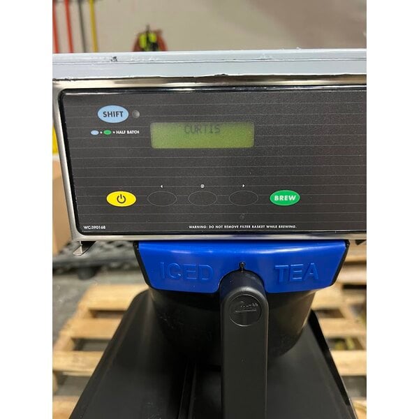 Scratch and Dent Curtis TBP 3 Gallon Low Profile Universal Tea Brewer with Dispenser - 120V