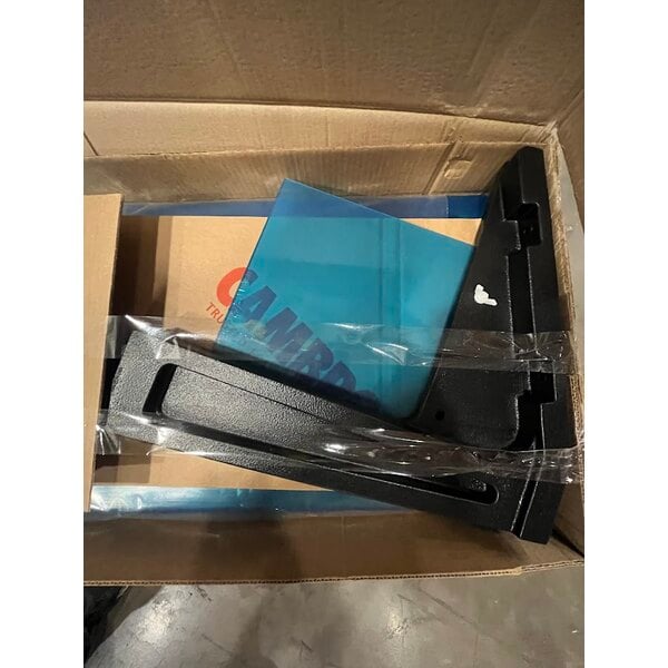 Scratch and Dent Cambro BBR720110 74" x 24" x 25" Black Buffet / Salad Bar with Sneeze Guard