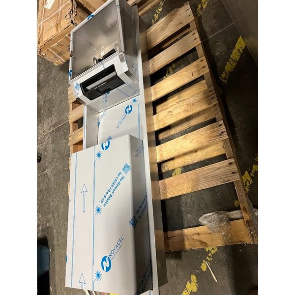 Scratch and Dent American Specialties, Inc. Simplicity 10-646924A Recessed Battery-Operated Automatic Paper Towel Dispenser with 12 Gallon Waste Receptacle