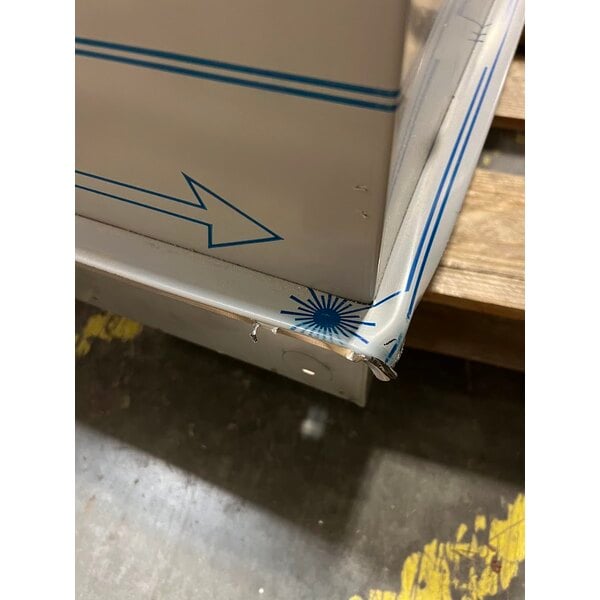 Scratch and Dent American Specialties, Inc. Simplicity 10-646924A Recessed Battery-Operated Automatic Paper Towel Dispenser with 12 Gallon Waste Receptacle