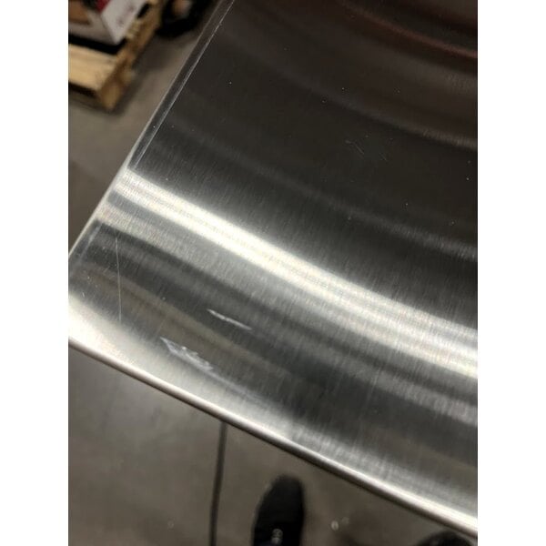 Scratch and Dent Avantco UBB-4G-HC 90" Stainless Steel Counter Height Glass Door Back Bar Refrigerator with LED Lighting