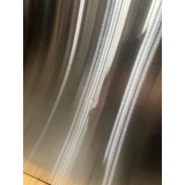 Scratch and Dent Avantco UBB-4G-HC 90" Stainless Steel Counter Height Glass Door Back Bar Refrigerator with LED Lighting