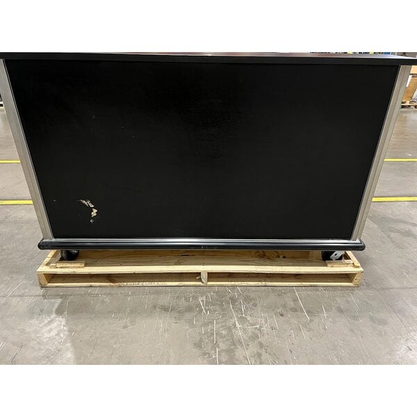 Scratch and Dent Advance Tabco AMD-6B 74" Heavy-Duty Portable Bar with Stainless Steel Doors and Interior