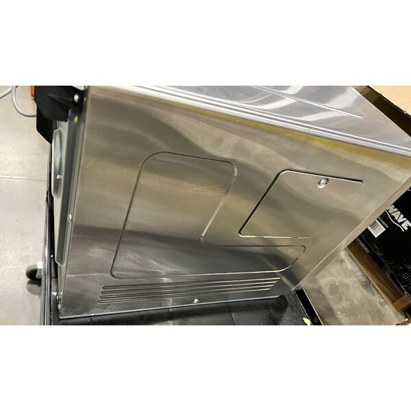 Scratch and Dent Solwave Stackable Commercial Microwave with Large 1.2 cu. ft. Interior and Push Button Controls - 2,100W, 208/240V