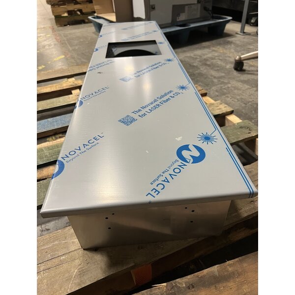 Scratch and Dent Bobrick B-3803 TrimLineSeries Recessed Rectangular Paper Towel Dispenser / Trash Can