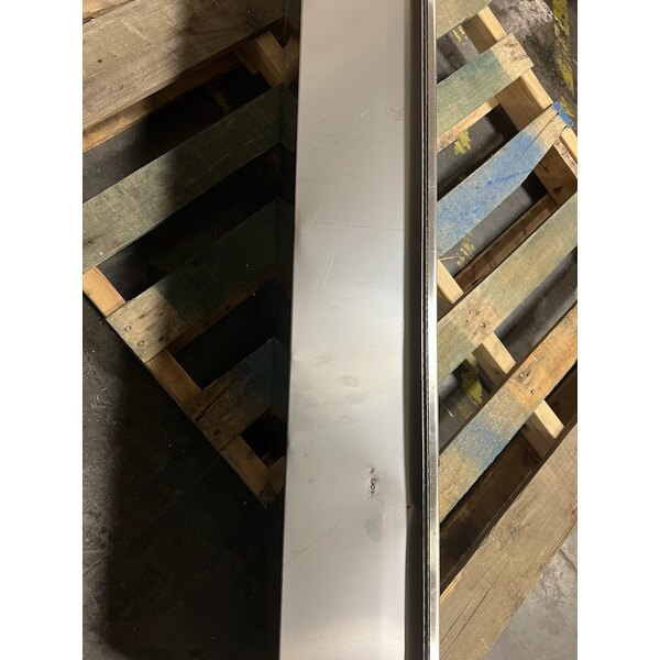 Scratch and Dent Bobrick B-3803 TrimLineSeries Recessed Rectangular Paper Towel Dispenser / Trash Can