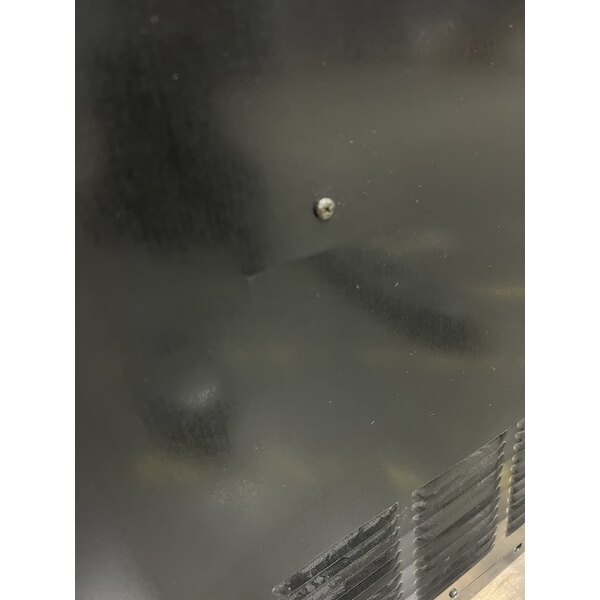 Scratch and Dent Beverage-Air BB58HC-1-GS-B 59" Black Counter Height Sliding Glass Door Back Bar Refrigerator