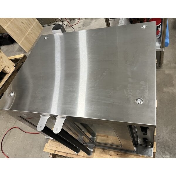 Scratch and Dent Cooking Performance Group FEC-100-D Single Deck Standard Depth Full Size Electric Convection Oven - 240V, 1 Phase, 11.9 kW