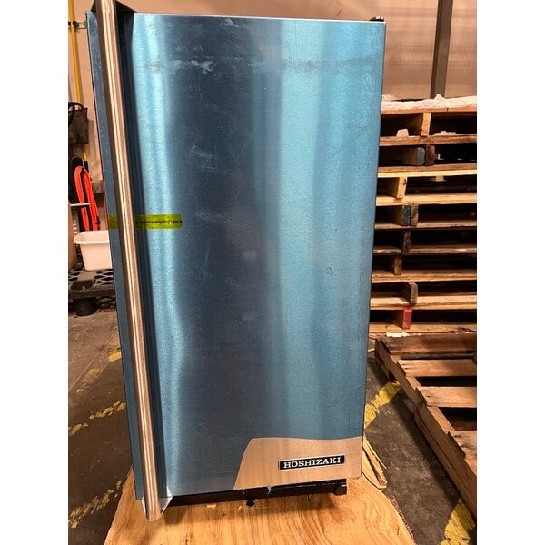 Scratch and Dent Hoshizaki AM-50BAK-AD 14 7/8" ADA Compliant Air Cooled Undercounter Top Hat Cube Ice Machine with 27 lb. Bin - 54 lb.