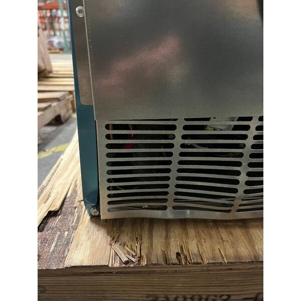 Scratch and Dent Hoshizaki AM-50BAK-AD 14 7/8" ADA Compliant Air Cooled Undercounter Top Hat Cube Ice Machine with 27 lb. Bin - 54 lb.