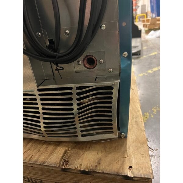 Scratch and Dent Hoshizaki AM-50BAK-AD 14 7/8" ADA Compliant Air Cooled Undercounter Top Hat Cube Ice Machine with 27 lb. Bin - 54 lb.