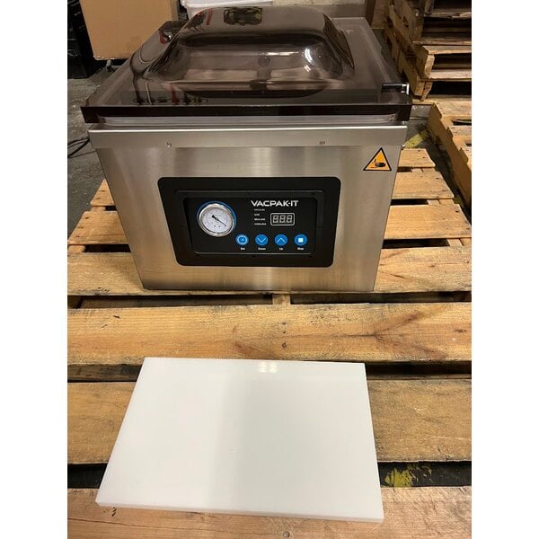 Scratch and Dent VacPak-It VMC16 Chamber Vacuum Packaging Machine with 16" Seal Bar and Oil Pump