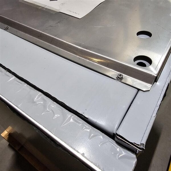 Scratch and Dent Scotsman HST21-A 21 1/2" x 23 3/4" Enclosed Stainless Steel Ice Dispenser Stand with Door