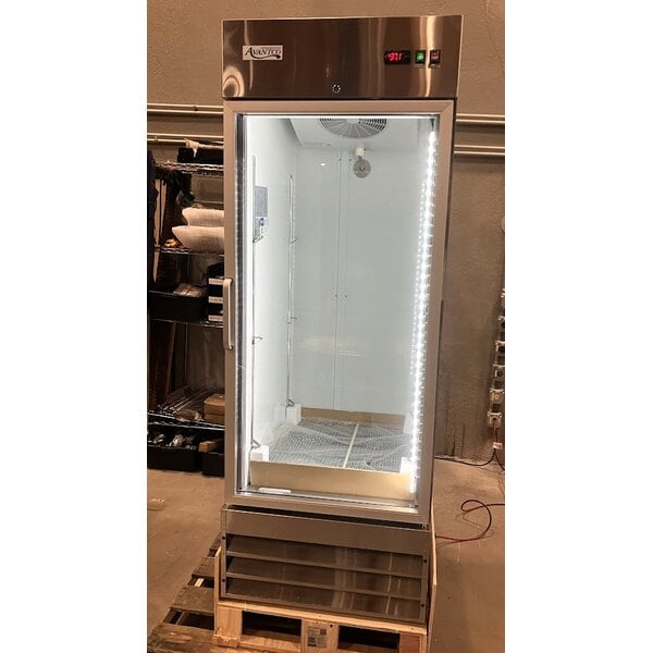 Scratch and Dent Avantco A-23R-G-HC 29" Glass Door Reach-In Refrigerator