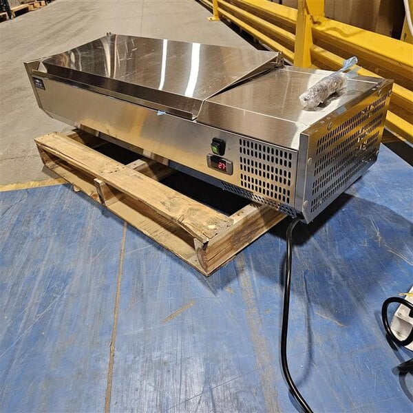 Scratch and Dent Arctic Air ACP48 48" Refrigerated Countertop Condiment Prep Station