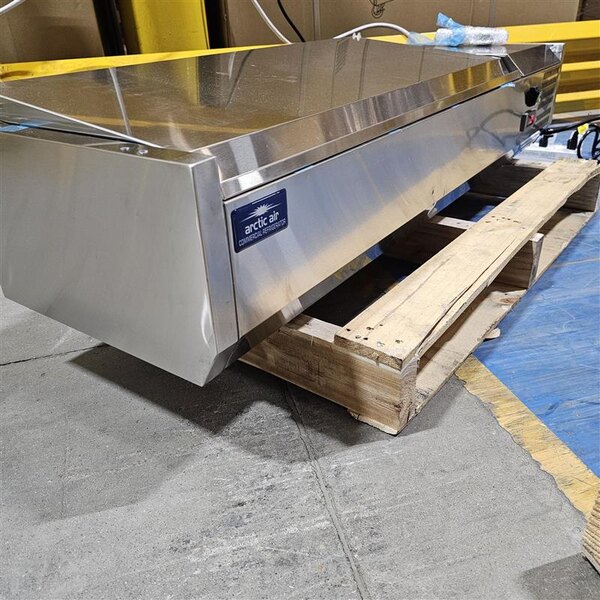 Scratch and Dent Arctic Air ACP48 48" Refrigerated Countertop Condiment Prep Station