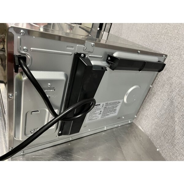 Scratch and Dent Solwave Stackable Commercial Microwave with Large 1.2 cu. ft. Interior and Push Button Controls - 1,200W, 120V