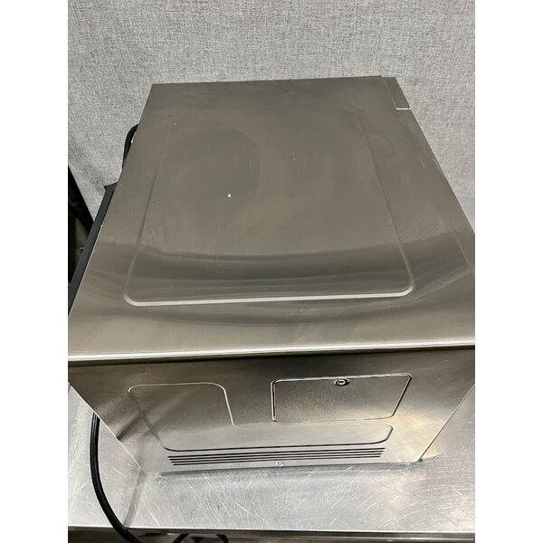 Scratch and Dent Solwave Stackable Commercial Microwave with Large 1.2 cu. ft. Interior and Push Button Controls - 1,200W, 120V