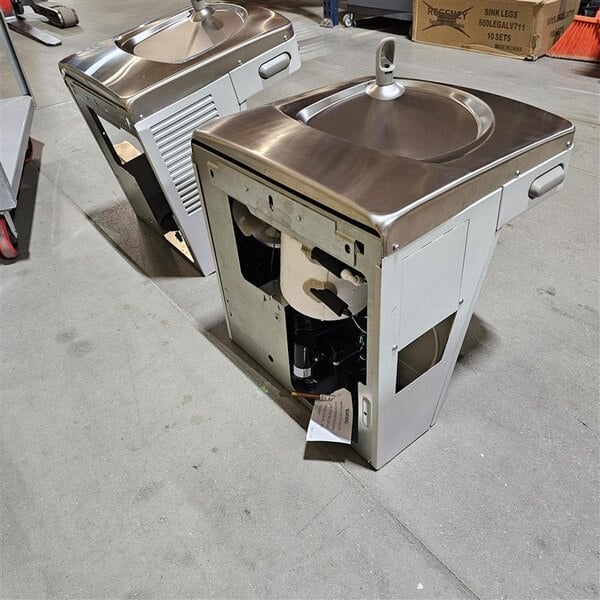 Scratch and Dent Oasis 506232 PG8ACSL Versacooler II 8 GPH Greystone Bi-Level Drinking Fountain - 115V - Chilled